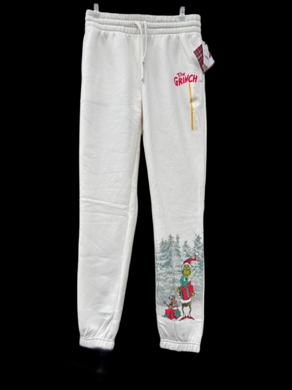 New With Tags Dr. Seuss "The Grinch" Holiday Fleece Joggers